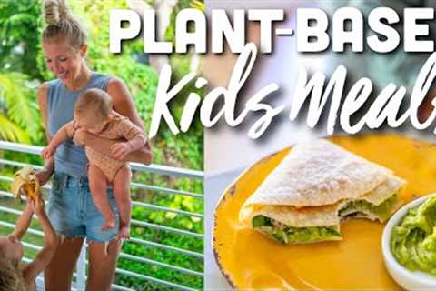 What Our Vegan Kids Eat In A Day: Toddler Meals + Baby's First Solids!