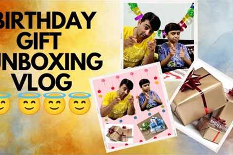 Birthday Gift Unboxing 😇😇|| Vlog-11 || #viral #birthdaycelebrations #birthday #youtube #fun #insta