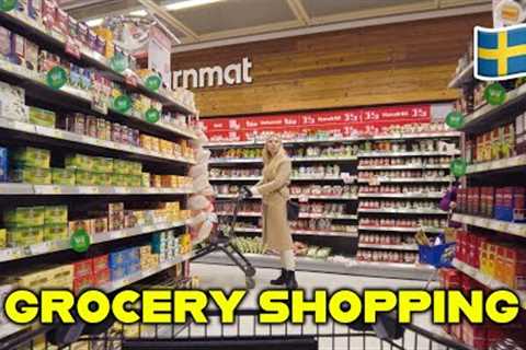 Swedish Supermarket Shopping Walk - Grocery Store ICA (with commentary &amp; price comparison)