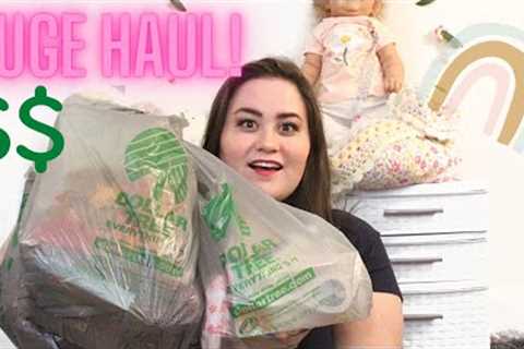 HUGE Dollar Tree BABY HAUL | REBORN BABY SHOPPING SPREE