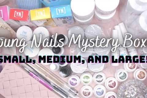 Young Nails Mystery Boxes 2022 | Small, Medium, &amp; Large |  Unboxing all 3 | Was it Worth it?