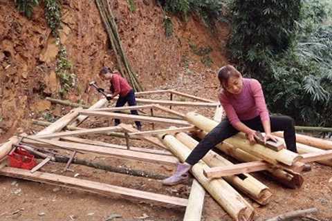 Build a Survival Shelter From Bamboo, Wood Natural Forest . Survival Skills. Ep 5.