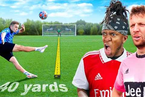 Scoring 1 AMAZING Goal From 1-40 Yards