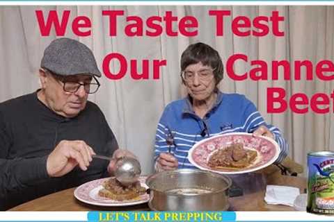 Taste Test Of Canned Beef