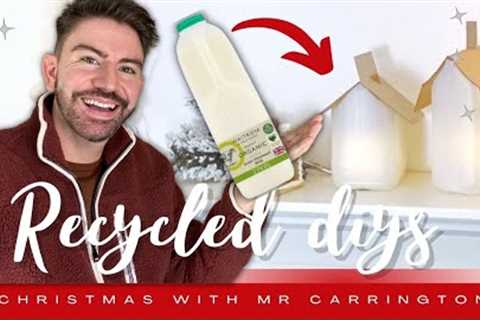 Recycled DIY Christmas Decorations 🎄simple &amp; stylish ✨ quick &amp; easy to make! | Mr..
