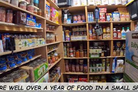 PREPPER PANTRY MAKEOVER  |  ONE YEAR OF FOOD FOR A FAMILY OF FOUR IN 72 SQUARE FEET
