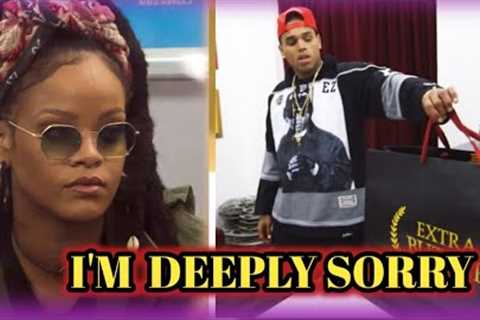 Rihanna very happy as Chris brown visited her with gifts to say sorry watch ASAP Rocky reaction