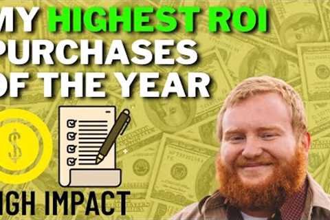 My best purchases and investments of the year