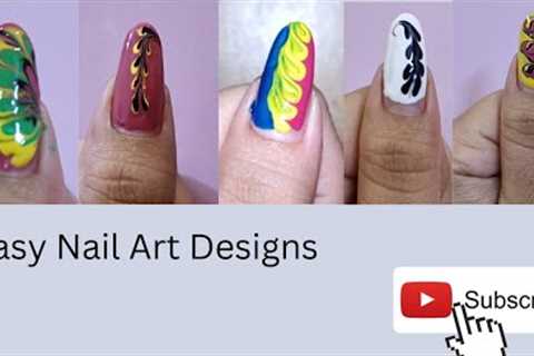5 Easy Nail Art Design 💅 || Rais World