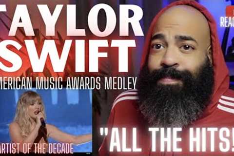 TAYLOR SWIFT - MEDLEY OF SONGS (LIVE AT AWARDS) - MY 1ST INTRODUCTION TO TAYLOR SWIFT - REACTION!