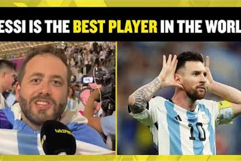 ECSTATIC Argentina fans HAIL Messi &amp; TAUNT Neymar as they make the World Cup Semi-Finals! 👀🔥⭐