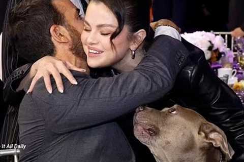 Selena Gomez shares a warm hug with Justin Theroux as they reunite at the CNN Heroes gala