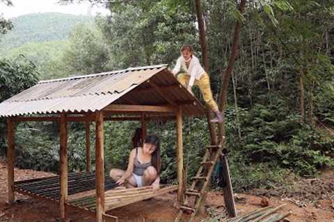 Build a Survival Shelter From Bamboo, Wood Natural Forest . Survival Skills. Ep 6.
