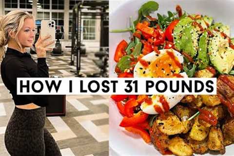 WHAT I EAT IN A DAY TO LOSE WEIGHT (how i've lost 30+ pounds in 3 months!)