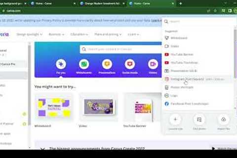 How to create template and video in Canva||- Learning computer || Computer Course || G_Tec