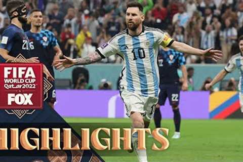 Argentina vs. Croatia Highlights | 2022 FIFA World Cup | Semifinals