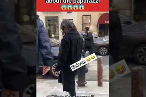 When Selena said this about the paparazzi 😂💕 @selenagomez #selenagomez  #shorts