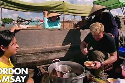 Gordon Ramsay Learns How To Prepare Vietnamese Soup | Gordon's Great Escape