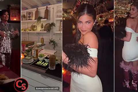 INSIDE -  Kardashian Jenner's Lavish Christmas Dinner Party (VIDEO)