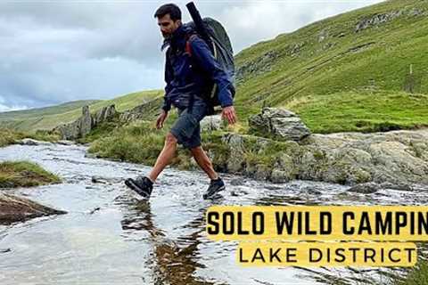 2 Nights Solo Wild Camping in Lake District - Fly Fishing for Wild Trout, Fire &amp; Heavy Rain!