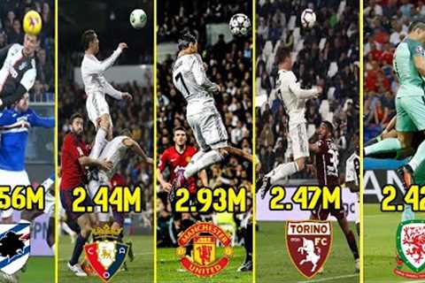 Top 5 Cristiano Ronaldo Highest Jump 😱