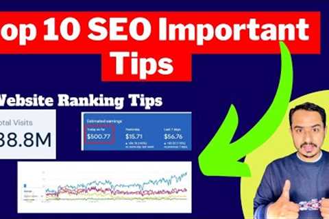 Top 10 SEO Important Tips for Website Ranking 2023 || Traffic 38.8M @Digitaluk07