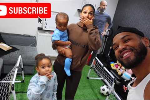 Pranking My Mum (Transforming Her Living Room Into A Football Pitch)