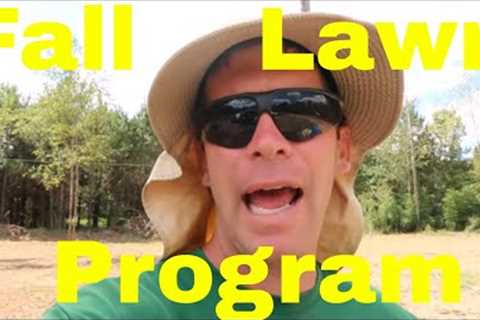Fall Lawn Care Program - Pre and Post Application for Warm Season Grasses