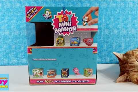5 Surprise Toy Mini Brands Blind Bag Pack Figure Opening Review | PSToyReviews