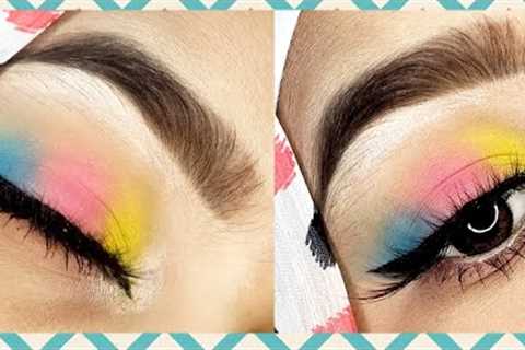 Easy glam coloured eyelook that you must try#makeup #weddingseason #blogger #tutorial