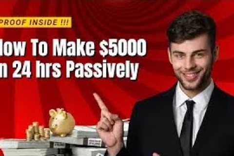 How To Make  $5000 In 24 Hours With Clickbank Affiliate Marketing (PROOF INSIDE)