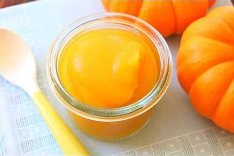 Pumpkin puree - baby food recipe +4M