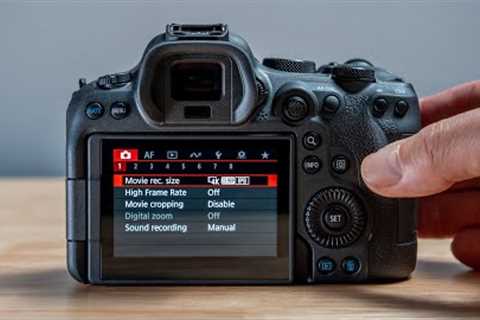 Canon R6 Mark II Video Settings - Full Menu Setup
