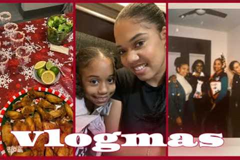 Vlogmas | Ugly Sweater Christmas Party + Dinner Date + Grocery Shopping