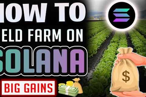 Solana Yield Farming Made Easy!