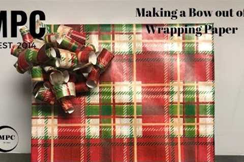 How to Make a Bow out of Wrapping Paper