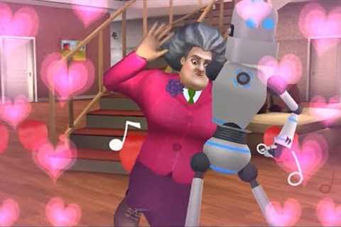 SCARY TEACHER🤖💃NO MORE MR. VALENTINE🤖FİND A WAY TO RUİN MİSS T DANCE#scary #scaryteacher3d..