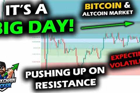 VOLATILITY GALORE as Bitcoin and Altcoin Market Push Against Resistance, CPI and FED Price Chops