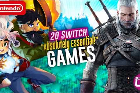 20 ESSENTIAL Games For New Switch Owners | 2022 HUGE Update!