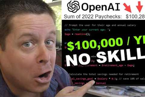 $100,000 A Year Using AI Bots To Make Money Online - Super Easy With Proof!