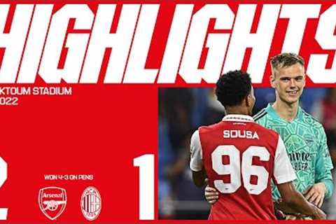HIGHLIGHTS | Arsenal vs AC Milan (2-1, 4-3 on penalties) | Dubai Super Cup | Odegaard, Nelson