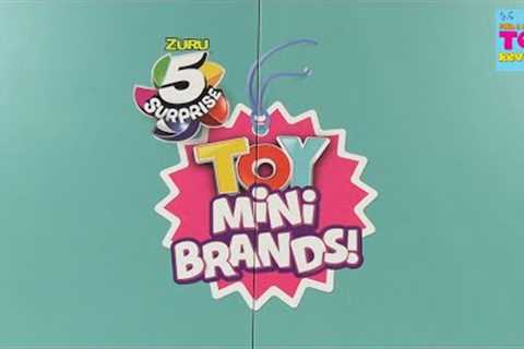5 Surprise Toy Mini Brands Blind Box Miniature Figure Collector Unboxing | PSToyReviews