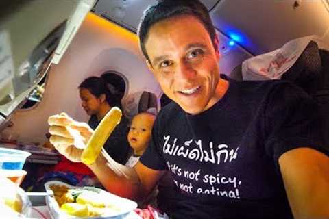 Kenya Airways FOOD REVIEW - Bangkok to Nairobi to Accra | Africa Travel Vlog!