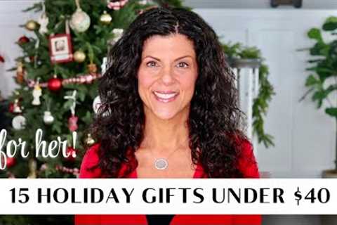 15 BUDGET FRIENDLY GIFTS FOR HER 2022 | $40 &amp; UNDER GIFT GUIDE | GIVEAWAY!