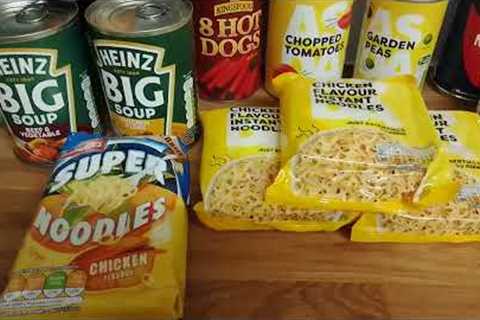 ASDA GROCERY HAUL| UK PREPPING| FOOD STORAGE| PREPPER PANTRY