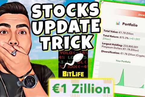 STOCK MARKET UPDATE TRICK BECOME SUPER RICH! BITLIFE