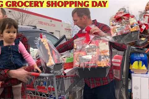 BIG GROCERY SHOPPING DAY || BIG HAUL || DARYL AND LIZ