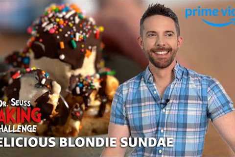 PB &amp; Marshmallow Blondies with Joshua John Russell | Dr. Seuss Baking Challenge | Prime Video