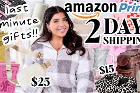20+ LAST MINUTE Amazon Gifts 2022 (Amazon Prime 2 DAY SHIPPING Gift Guide!!) ✨  VLOGMAS day 15