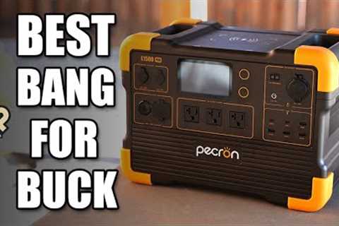 Pecron 1500 Pro Review - Affordable Off Grid Power Option